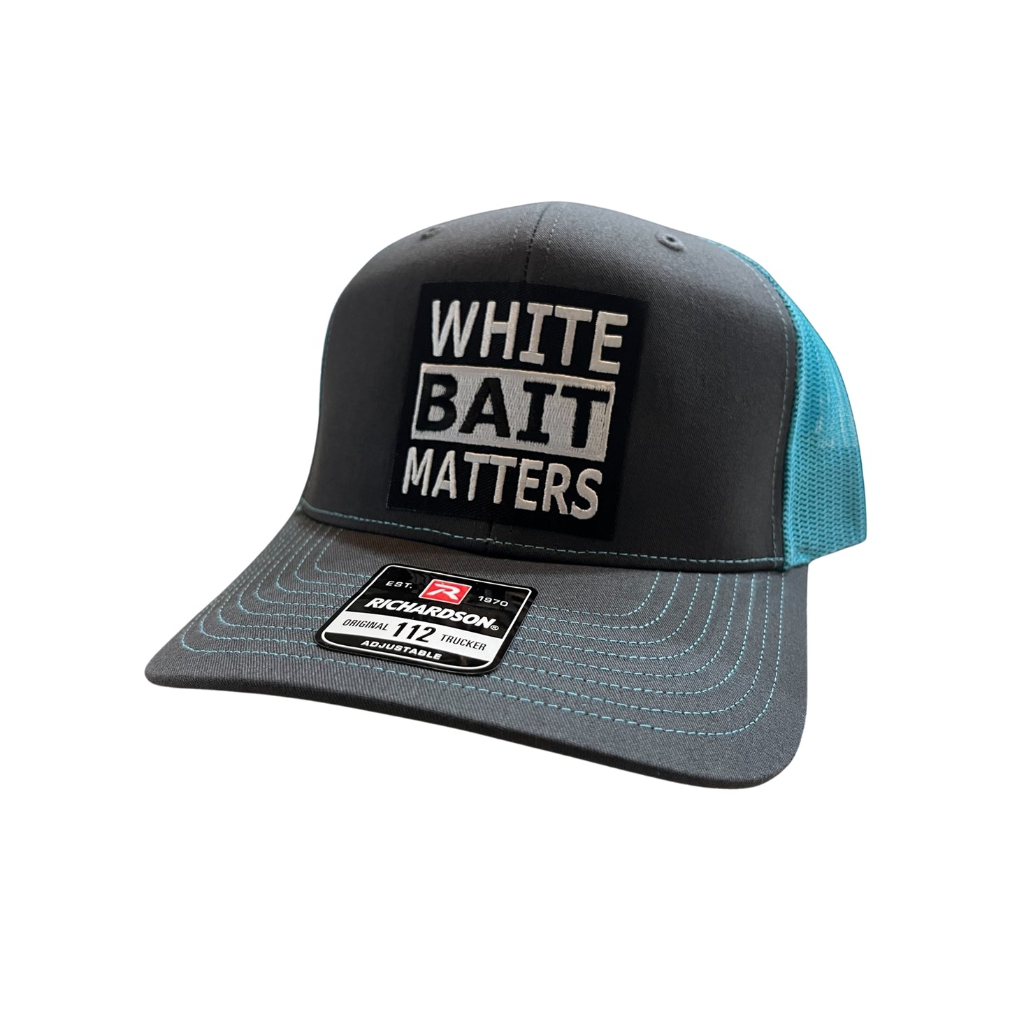 WBM Mesh Light Blue/Gray Trucker Hat