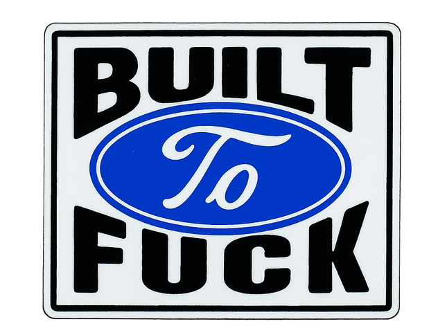 Bulit To Fuck Hat Patch
