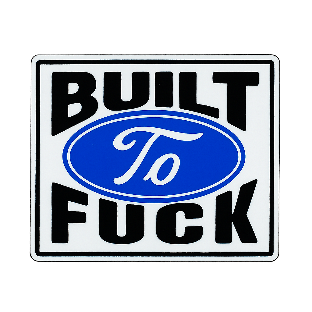 Bulit To Fuck Hat Patch