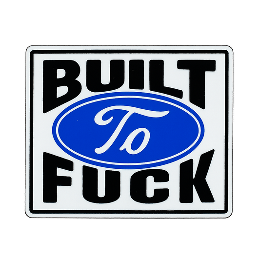 Bulit To Fuck Hat Patch