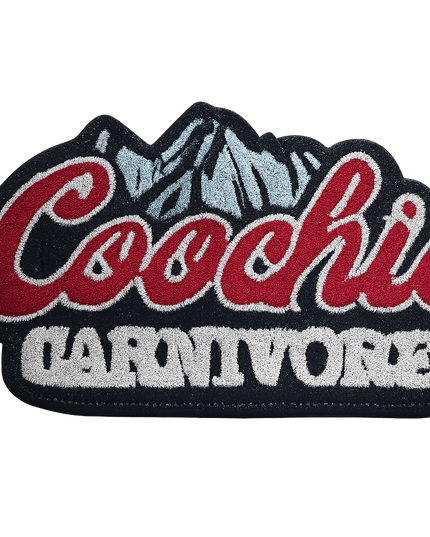 Coochie Carnivore Hat Patch