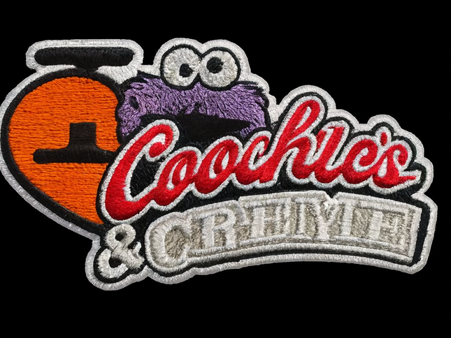 I Love Coochie's & Cream Hat Patch