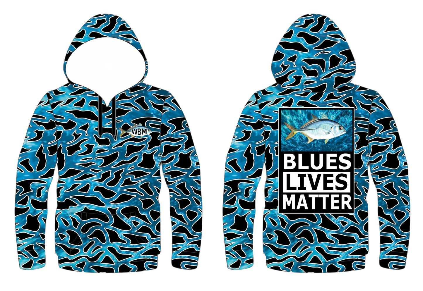 Blue Lives Matter Winter Hoodie