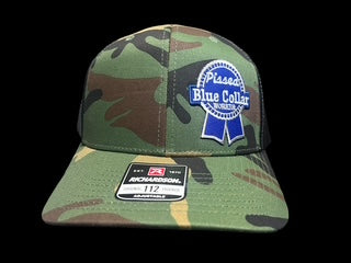 Pissed Blue Collar Worker Hat Patch