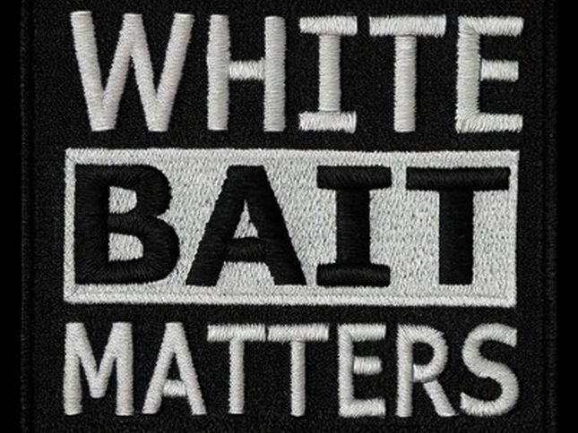 WhiteBaitMatters Hat Patch