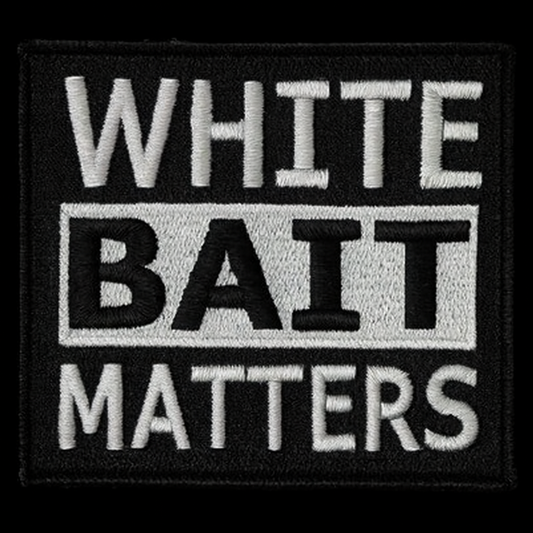 WhiteBaitMatters Hat Patch