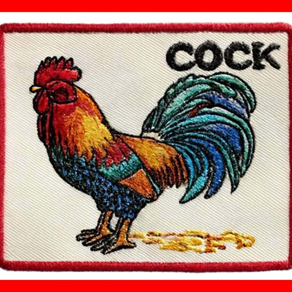 Our Big Cock Hat Patch