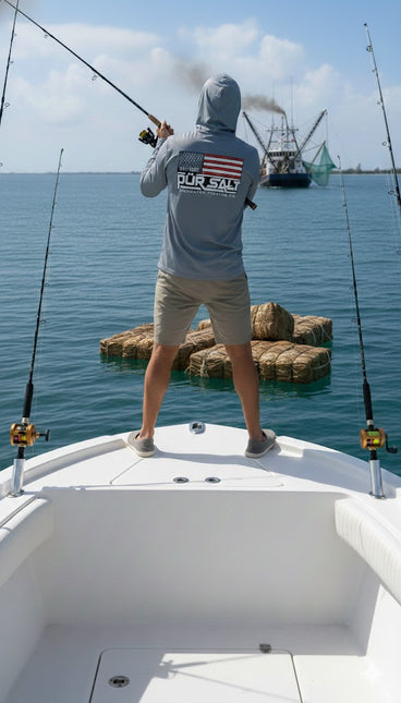 Pur Salt American Flag Hoodie